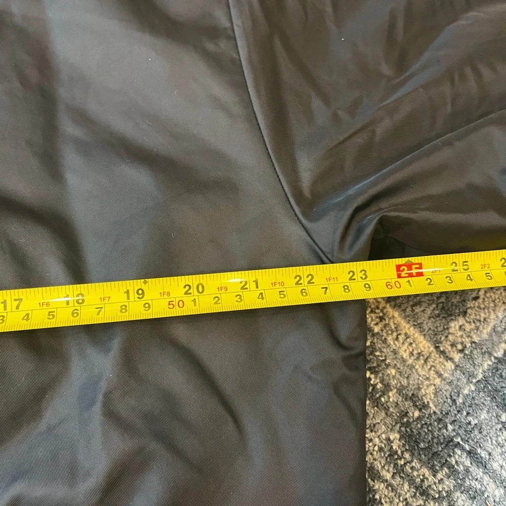 Aritzia TNA Womens Medium Bomber Stadium Jacket Black Satin Varsity Y2K - Picture 9 of 10